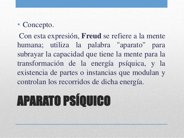 Aparato psiquico