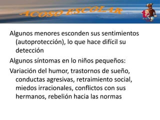 Los comportamientos que los niños observan en televisión influyen en el comportamiento que manifiestan inmediatamente despuéscómo detectar una víctima