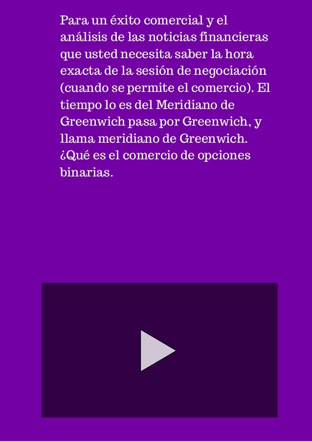 Comercio de opciones binarias