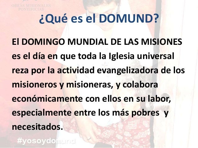 Qué es el domund