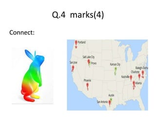 Q.4 marks(4)
Connect:
 