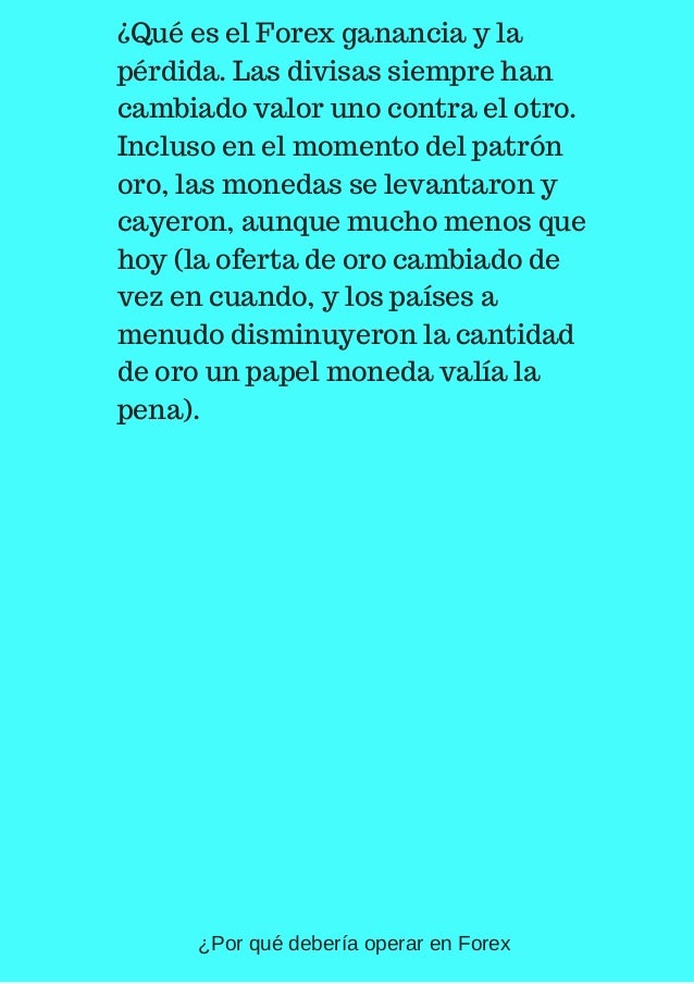 Que es el forex material