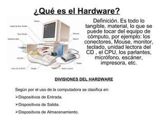 Qué es el hardware