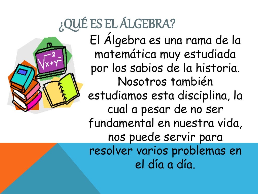Qué es el álgebra, variables y expresiones algebraicas 3