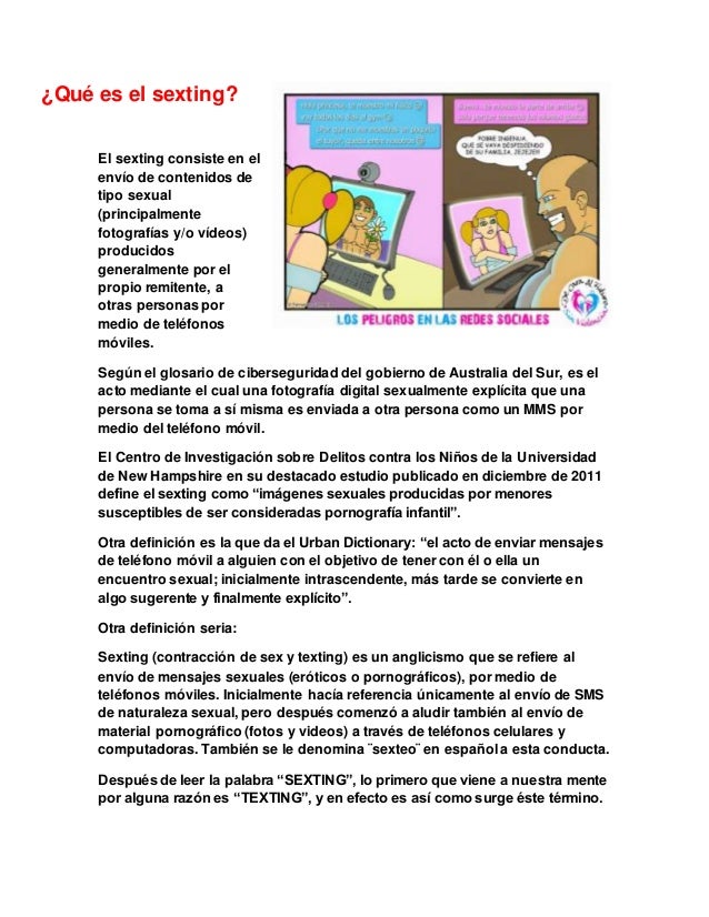 Resultado de imagen para imagenes difinicion de sixting