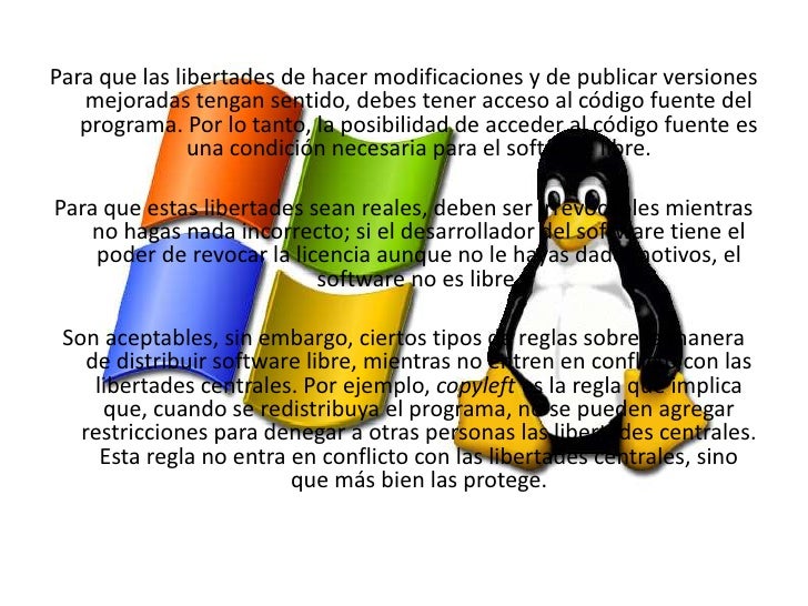 Qué Es El Software Libre