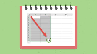 ¿ Como
seleccionar
celdas?
 