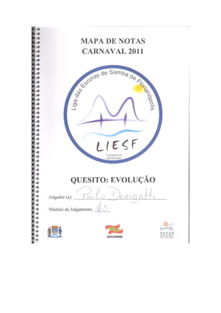 Quesito comissão de frente