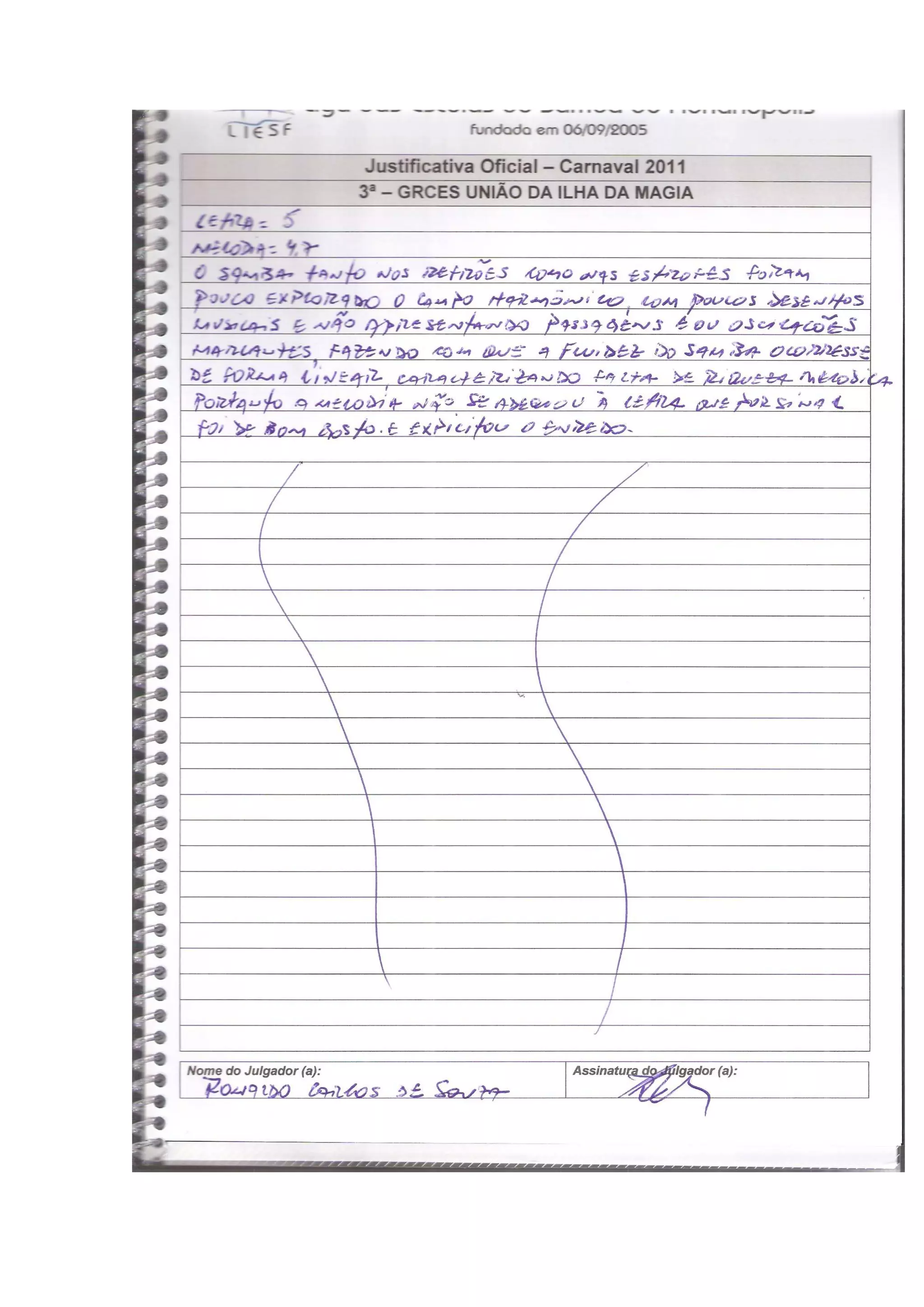 Quesito samba enredo