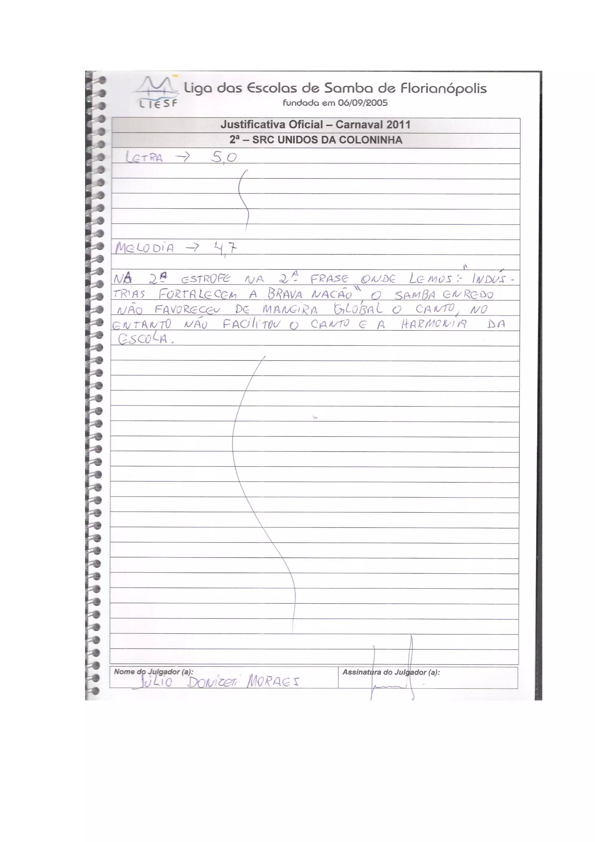 Quesito samba enredo