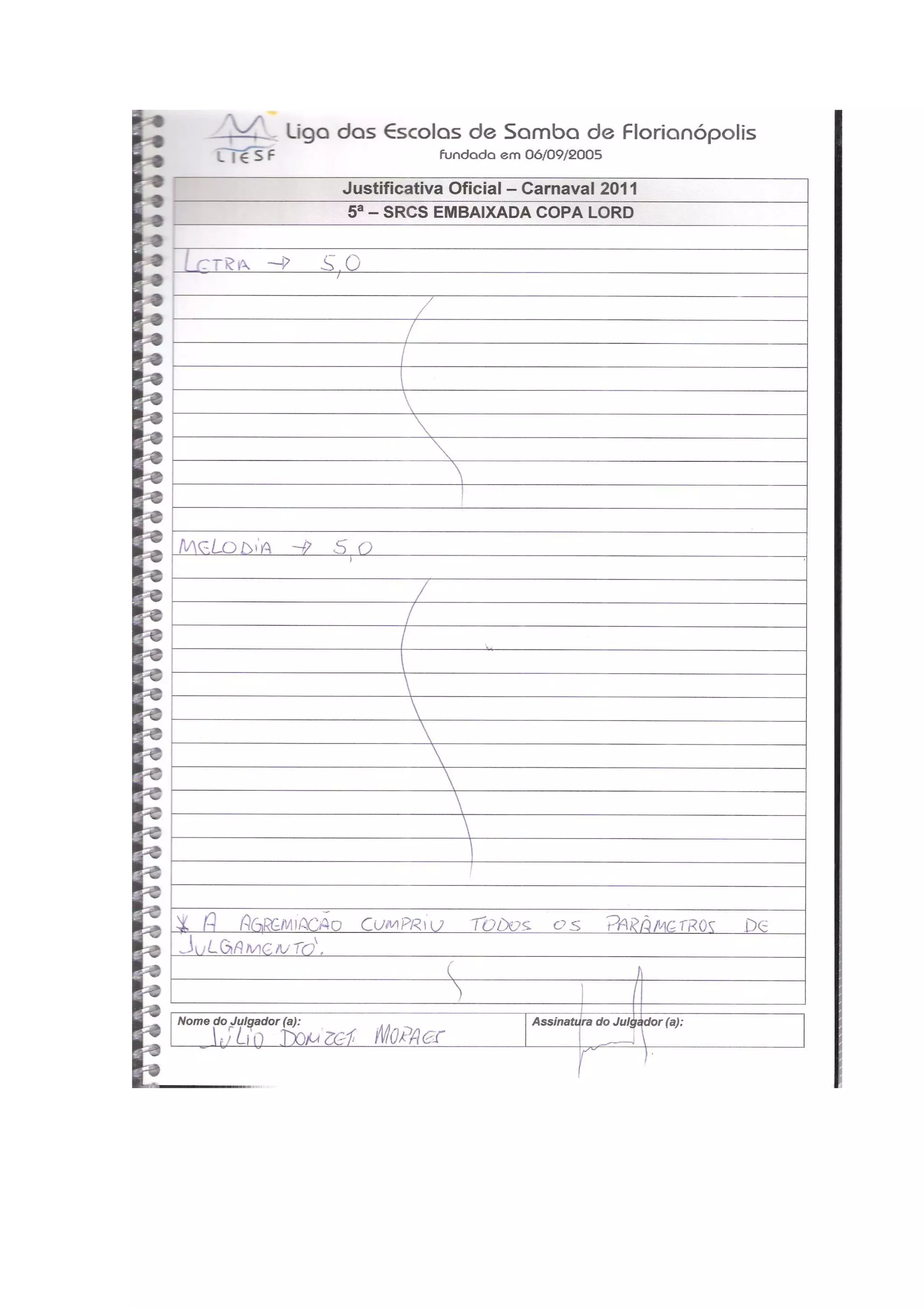 Quesito samba enredo