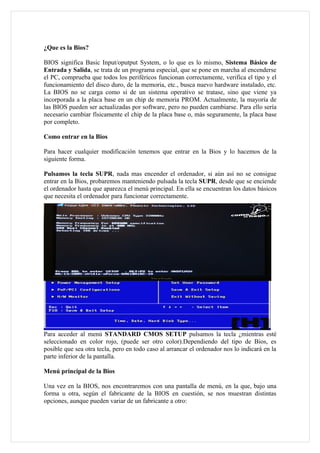 Qué Es La Bios