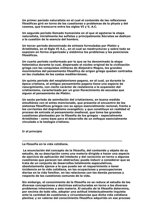 Qué es la filosofía