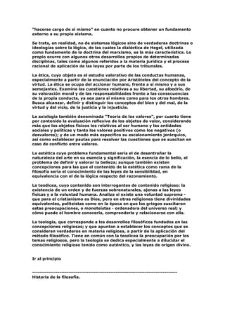 Qué es la filosofía