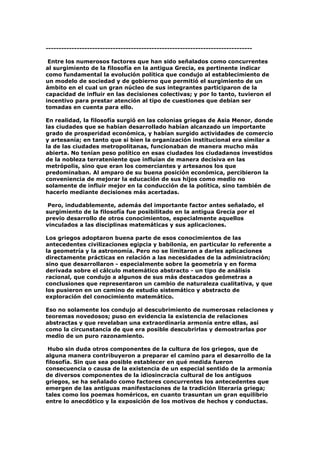 Qué es la filosofía