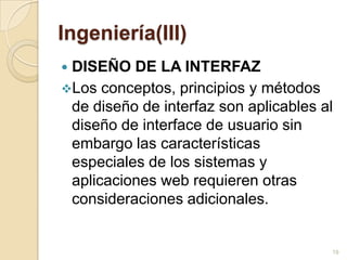 Modelo de proceso de la Ingeniería Web (II)15
