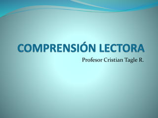 Profesor Cristian Tagle R.
 