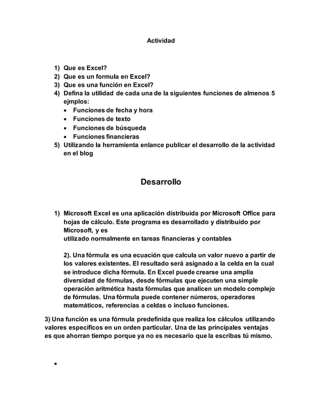 Qué es microsoft excel? | PDF