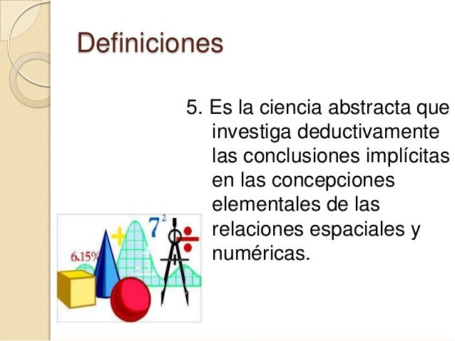 Que son las matemáticas?