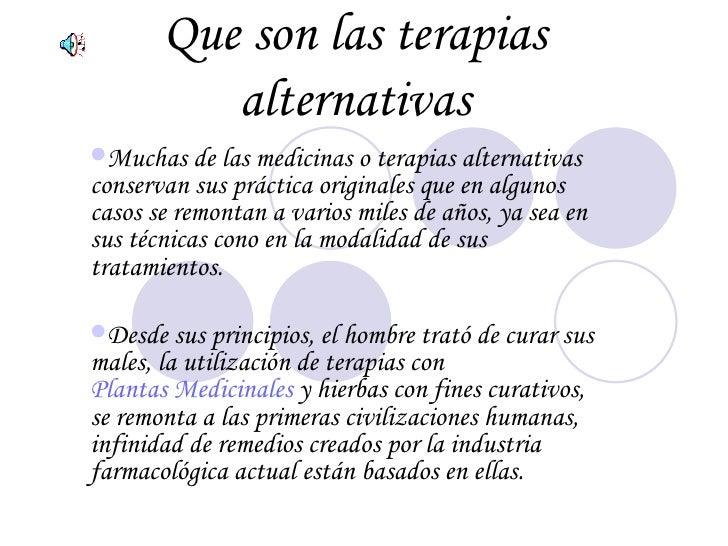 Que son las terapias alternativas Que son las terapias alternativas
