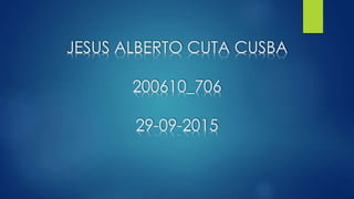 JESUS ALBERTO CUTA CUSBA
200610_706
29-09-2015
 