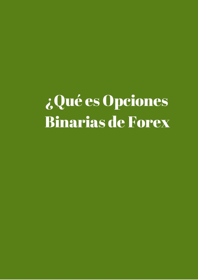 Forex u opciones binarias