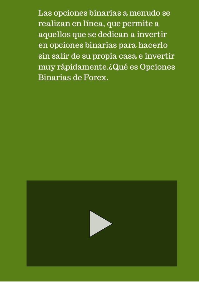Forex u opciones binarias
