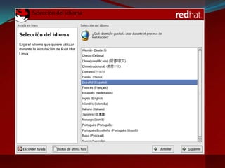 El programa de instalación de Red Hat Linux ofrece más que las ventanas de diálogo del proceso de instalación. Además de darle la posibilidad de insertar comandos desde el intérprete de comandos de la shell, tiene a su disponibilidad muchos tipos diferentes de mensajes. El programa de instalación despliega estos mensajes en cinco consolas virtuales, entre las que puede cambiarse usando una combinación de teclas. Estas consolas virtuales pueden ayudarle en el caso de que encuentre problemas durante la fase de instalación de Red Hat Linux. Los mensajes visualizados durante la instalación o en las consolas del sistema, pueden ayudarle a señalar un problema. 