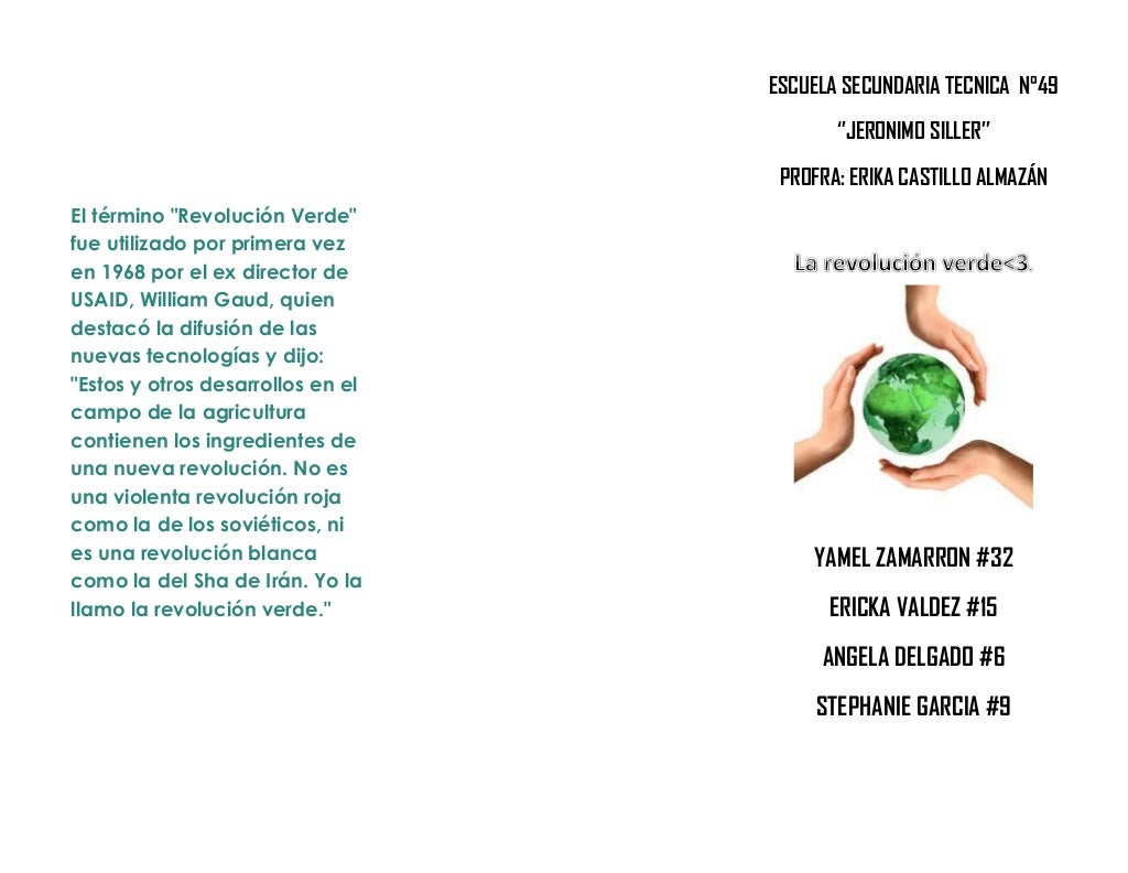  Qu Es La Revoluci n Verde 