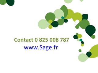 Contact 0 825 008 787
        www.Sage.fr


62
 
