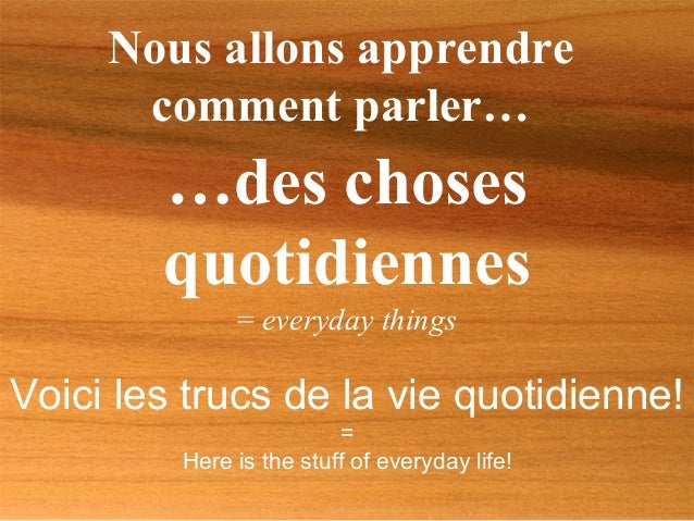 Qu Est Ce Que Tu Aimes