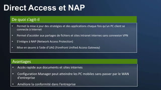Direct Access et NAP
 