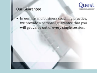 Quest Leadership Coaching Value Proposition