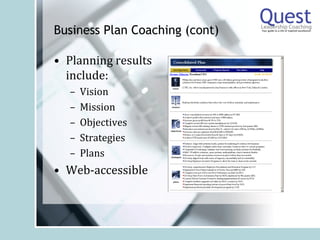 Quest Leadership Coaching Value Proposition