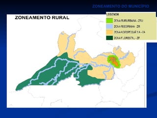 ZONEAMENTO DO MUNICÍPIO 