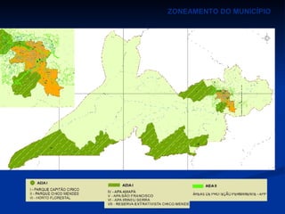 ZONEAMENTO DO MUNICÍPIO 