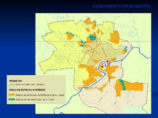 ZONEAMENTO DO MUNICÍPIO 