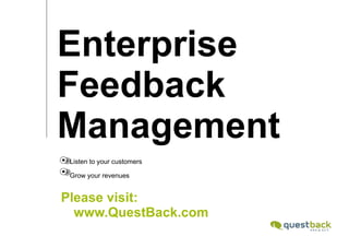 Enterprise Feedback Management PPT