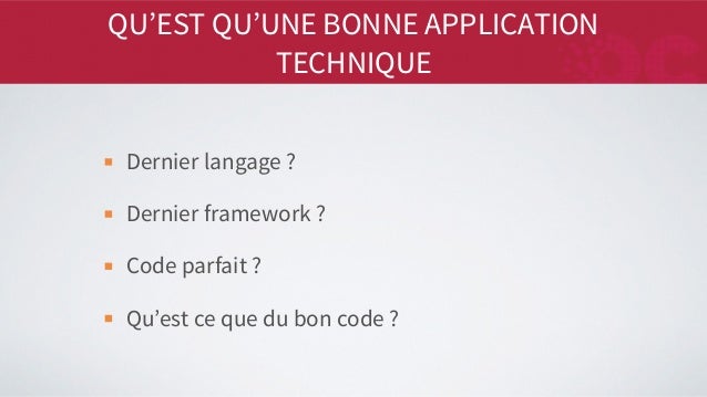 Bonne Application
