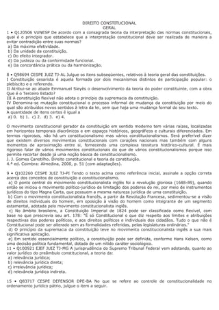 Questões federalismo