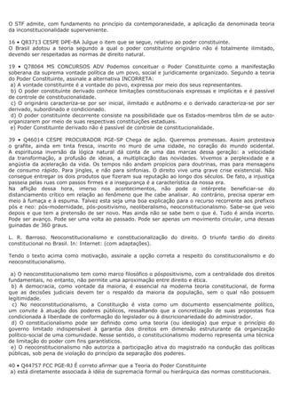 Questões federalismo