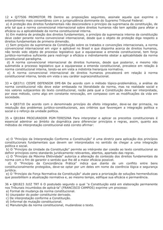 Questões federalismo