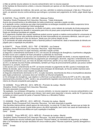 Questões processo civil-recursos