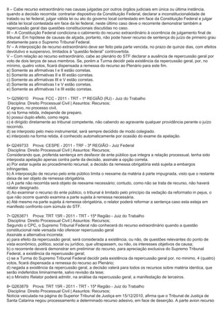 Questões processo civil-recursos