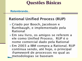 Questões Básicas 
Relembrando... 
 