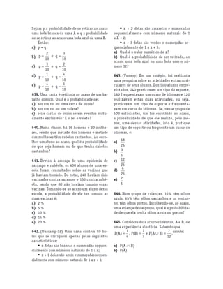 Questões para o 2º ano