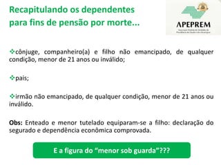 Todavia, a presunção de dependência docônjuge é RELATIVA... TRABALHADORA RURAL. FALECIMENTO. PENSÃO. COMPANHEIRO. INEXISTÊNCIA DE DEPENDÊNCIA ECONÔMICA. PRESCRIÇÃO LEGAL. POSSIBILIDADE DE PROVA CONTRÁRIA. Conquanto legalmente presumida a dependência do autor em relação a sua companheira, ela admite prova em contrário, o que se verifica no caso dos autos, em face de sua condição profissional de trabalhador urbano, economicamente independente. (grifos nossos)  TRF1, AC 9601453563, Rel. Juiz Aldir Passarinho Junior, DJ 05/10/1998.