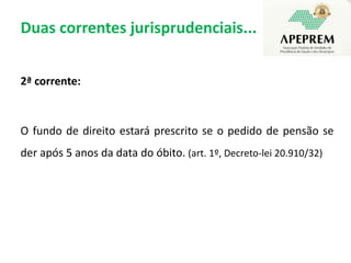 Lei 9.528/97 revogou a categoria do menor sobguarda no RGPS (RPPS normalmente segue o RGPS) Todavia, o art. 33, § 3º, ECA (Lei 8.069/90) prevê que:“a guarda confere à criança ou adolescente a condição de dependente, para todos os fins [...] de direito, inclusive previdenciários.” (grifos nossos) Tribunais não possuem entendimento pacífico (2 correntes)... 