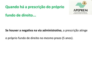 Pensão por morte estatutáriae a prescrição