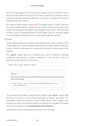 Learn Puppet : Quest Guide for the Learning VM | PDF